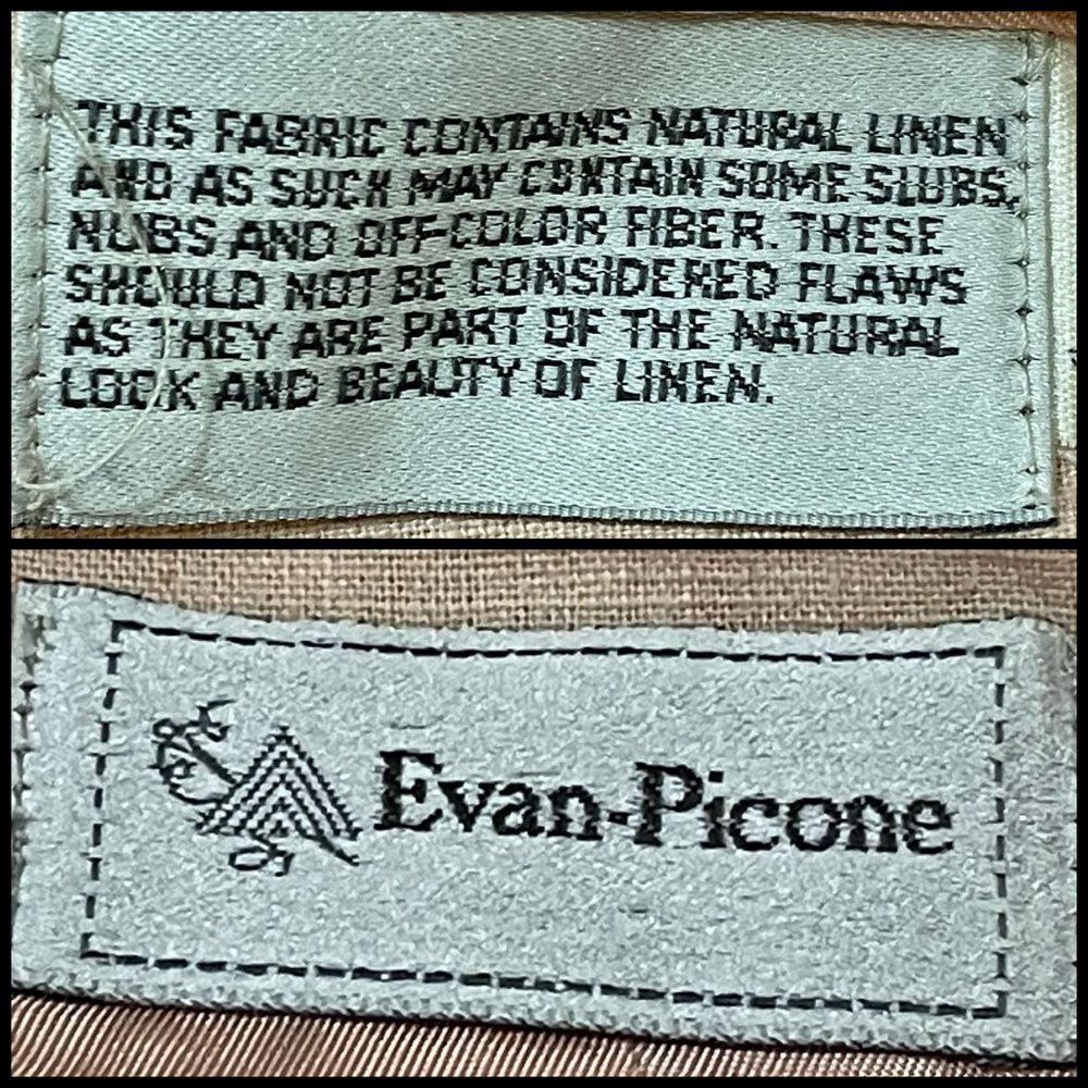 ▪️ VTG▪️EVAN PICONE▪️ILGWU▪️1970's Pink Natural Linen Jacket Blazer - Picture 8 of 8